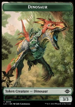 Dinosaur Token (G 3/3) // Treasure Token (V.1)