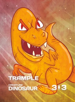 Dinosaur Token (Green 3/3 Trample)