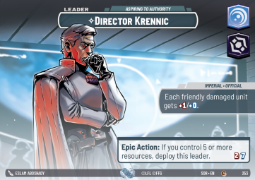 Director Krennic, Aspiring to Authority (V.2)