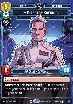 Director Krennic, I Lose Nothing But Time (V.2)