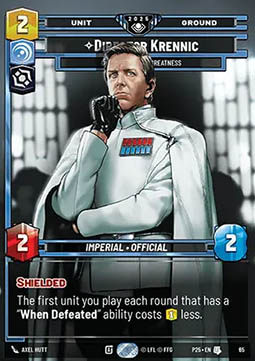 Director Krennic, On the Verge of Greatness