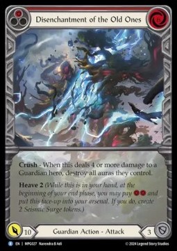 Disenchantment of the Old Ones (Extended Art Rainbow Foil)