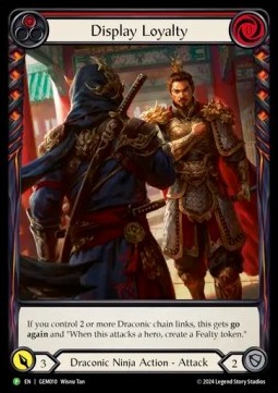 Display Loyalty (Extended Art Rainbow Foil)