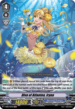 Diva of Atlantea, Iryna [V Format] (V.1 - Legend Idol Rare)