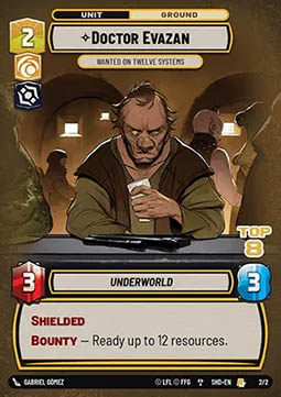 Doctor Evazan, Wanted on Twelve Systems (V.2)