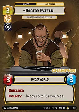 Doctor Evazan, Wanted on Twelve Systems (V.5)