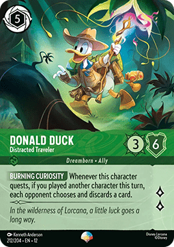 Donald Duck - Distracted Traveler (V.2)