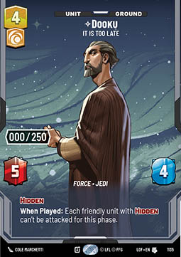 Dooku, It Is Too Late (V.5)