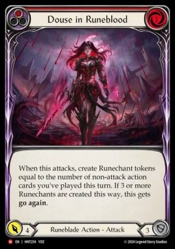 Douse in Runeblood (Rainbow Foil)