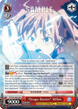 "Drago Buster" Milim (V.1 - Double Rare)