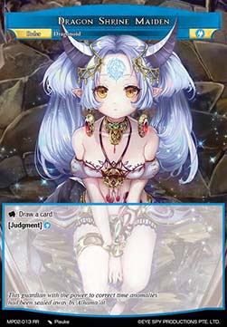 Dragon Shrine Maiden // Flute, Time Altering Priestess