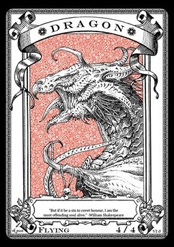 Dragon Token (Red 4/4) (V.1)