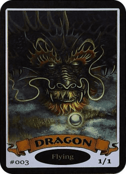 Dragon Token (Red and Green 1/1)
