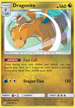 Dragonite  (TEU 119)