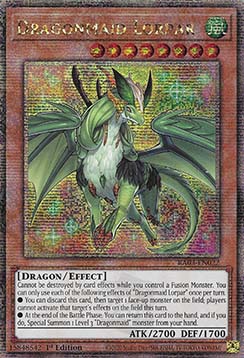 Dragonmaid Lorpar (V.5 - Quarter Century Secret Rare)
