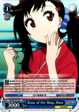 Draw of the Shop, Haru (V.2 - Parallel Foil)