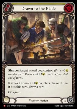 Drawn to the Blade (Rainbow Foil)