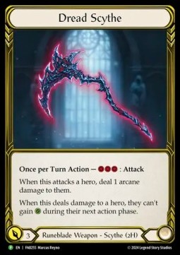 Dread Scythe (Cold Foil Golden)