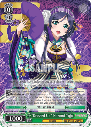 "Dressed Up" Nozomi Tojo (V.2 - Triple Rare)