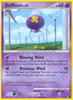 Drifloon Lv.17  (POP6 6)