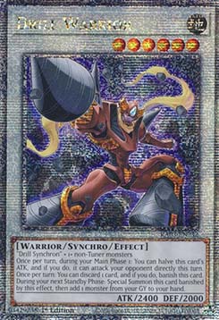 Drill Warrior (V.2 - Quarter Century Secret Rare)