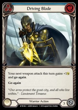 Driving Blade (Blue) (Rainbow Foil)