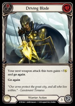 Driving Blade (Red) (Rainbow Foil)