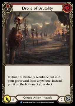 Drone of Brutality (Red) (Rainbow Foil)