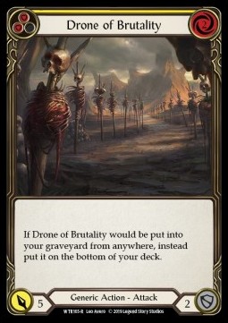 Drone of Brutality (Yellow) (Rainbow Foil)