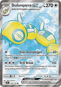 Dudunsparce ex  (SV9s 169)