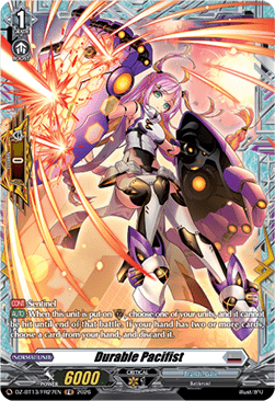 Durable Pacifist [D-Format] (V.2 - Frame Rare)