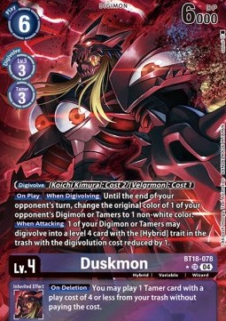 Duskmon (BT18-078) (V.2)