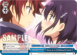 Duty as a Childhood Friend (V.2 - Triple Rare)
