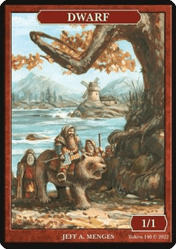 Dwarf Token (Red 1/1)