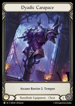Dyadic Carapace (Extended Art Rainbow Foil)