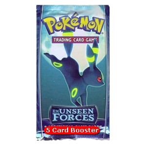 EX Unseen Forces Booster (5 Cards)