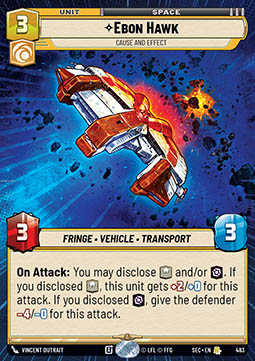 Ebon Hawk, Cause and Effect (V.1)