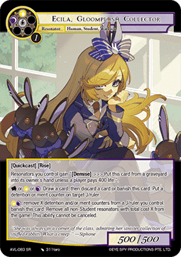 Ecila, Gloomplush Collector