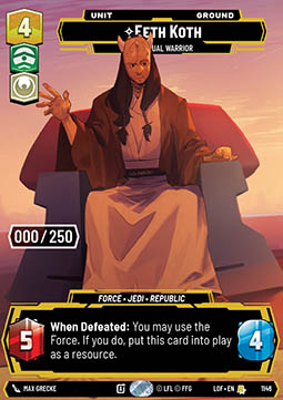 Eeth Koth, Spiritual Warrior (V.5)