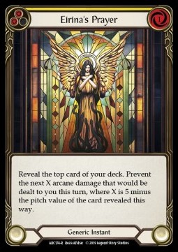 Eirina's Prayer (Yellow) (Rainbow Foil)