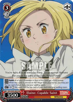 Elaine: Capable Saint (V.2 - Super Rare)