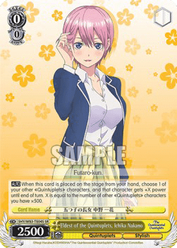 Eldest of the Quintuplets, Ichika Nakano (V.2 - Super Rare)