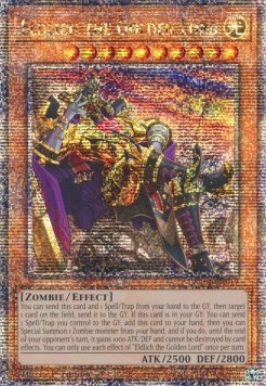 Eldlich the Golden Lord (V.12 - Quarter Century Secret Rare)