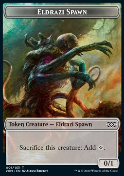 Eldrazi Spawn Token (C 0/1) // Myr Token (A 1/1)
