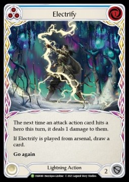 Electrify (Blue) (Alternate Art Rainbow Foil)