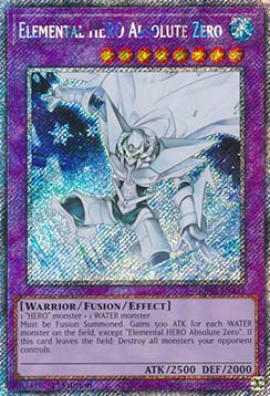 Elemental HERO Absolute Zero (V.1 - Platinum Secret Rare)
