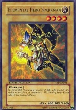 Elemental HERO Sparkman (V.2 - Secret Rare)