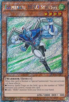 Elemental HERO Stratos (V.1 - Platinum Secret Rare)
