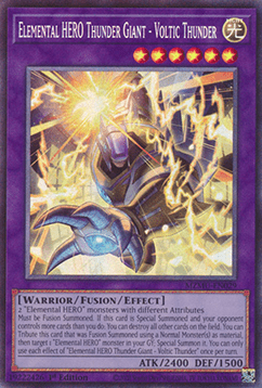 Elemental HERO Thunder Giant - Voltic Thunder (V.2 - Collectors Rare)
