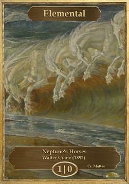 Elemental Token (Blue 1/0) (V.1)